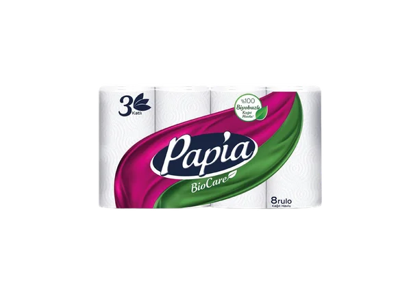 PAPİA KAĞIT HAVLU 3 KATLI 8 Lİ